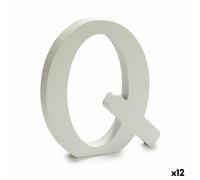 Lettera Pincello Q Bianco 1,8 x 21 x 17 cm [12 Unità]