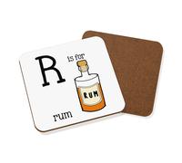 Lettera R Is Per Rum Sottobicchiere - Divertente Alfabeto