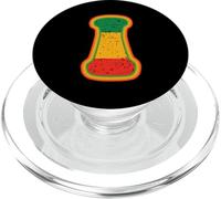 Lettera rasta I retrò invecchiato rosso giallo verde arte PopSockets PopGrip per MagSafe