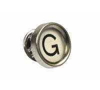 Lettera Richiesta Abc Spilla Miniblings Pin Spilla da Scrivere Pulsante Bianco