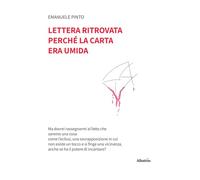 Lettera ritrovata perché la carta era umida