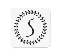 Lettera S Corona Floreale Magnete Da Frigo - Fiori