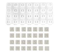 Lettera stampo gioielli in resina cubo | Mini medfabé fai da te cozze per la creazione di perle, parole e nomi, stampo alfabeto in resina per artigianato personalizzato gioielli