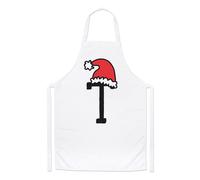 Lettera T Natale Cappello Chef Grembiule Rosso Babbo Bambini Alfabeto Cucinare