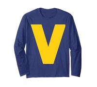 Lettera V Chipmunk Gruppo Corrispondente Halloween Costume Cosplay Maglia a Manica