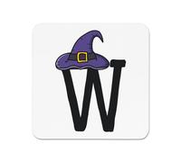 Lettera W Cappello Da Strega Magnete Da Frigo Divertente Halloween Alfabeto