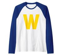 Lettera W Chipmunk Gruppo Corrispondente Halloween Costume Cosplay Maglia con Maniche Raglan