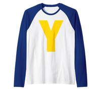 Lettera Y Chipmunk Gruppo Corrispondente Halloween Costume Cosplay Maglia con Maniche Raglan