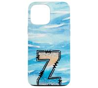 Lettera Z con iniziale oceano estivo con effetto luccicante Custodia per iPhone 13 Pro Max