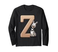 Lettera Z con Zebra Maglia a Manica