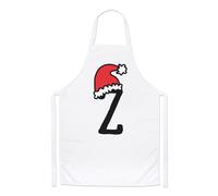 Lettera Z Natale Cappello Chef Grembiule Rosso Babbo Bambini Alfabeto Cucinare