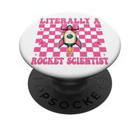 Letteralmente uno scienziato missilistico ingegnere aerospaziale Ingegneria PopSockets PopGrip Adesivo