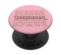 Letterary Girl bookish Booktrovert Vintage Divertente regalo di lettura PopSockets PopGrip Adesivo