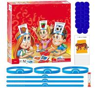 LETTERASHQP Chi sono io, gioco di carte per bambini, gioco da tavolo per famiglie, 2-6 giocatori, dai 6 anni
