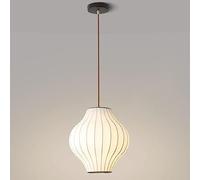 Letteratura creativa Lampadario postmoderno Nuovo classico cinese Panno di seta Ristorante Lampada a sospensione a soffitto E27 Lampada a sospensione Arte Camera da letto Cucina Isola Sala da pranzo