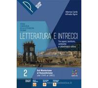 LETTERATURA E INTRECCI VOL. 2 - (9788868896300) + Materiali didattici - Rebillo
