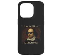 Letteratura Pun William Shakespeare Inglese Dramma Poeta Custodia per iPhone 15 Pro