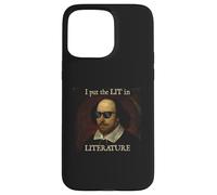 Letteratura Pun William Shakespeare Inglese Dramma Poeta Custodia per iPhone 15 Pro Max