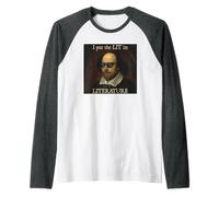 Letteratura Pun William Shakespeare Inglese Dramma Poeta Maglia con Maniche Raglan