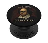 Letteratura Pun William Shakespeare Inglese Dramma Poeta PopSockets PopGrip Adesivo