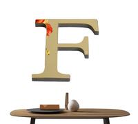 Lettere 3D decorative da parete, lettere acriliche 3D per decorazione da parete, adesivi a specchio lettera, cartello per la casa, adesivo artistico per decorazione domestica fai da te, oro chiaro