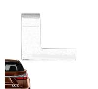 Lettere adesive, stemmi e stemmi per auto Lettera 3D - Decalcomanie automobilistiche Adesivi per paraurti auto impermeabili | Adesivi con alfabeto di lunga durata per uso esterno per viva