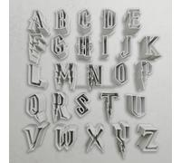 Lettere Alfabeto Harry Potter Set cookie cutter Formina tagliabiscotti