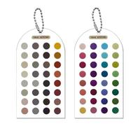 Lettere con dei colori per analisi stagionale, stencil double face, 2 pezzi, scheda acrilica per analisi dei colori con catena di conti, shopping, appassionati