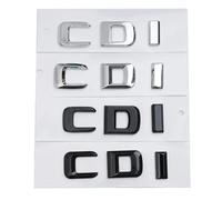 Lettere cromate nere ABS 3D for bagagliaio auto GLK CLS ML 320 220 250 280 CDI logo emblema adesivo accessori(Silver-Flat)