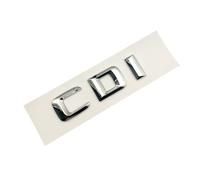 Lettere cromate nere ABS 3D for bagagliaio di un'auto ABCE GLK CLS ML 320 220 250 280 CDI Logo Emblem Sticker Accessori(Convex Chrome)