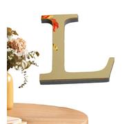 Lettere da parete a specchio acrilico - Decalcomanie da muro autoadesive 3D con - Lettere Grandi Oro Chiaro, Decorativi 'Da Appendere Alla Fattoria Per La Festa Nuziale 'ufficio a Camera Da Di Casa
