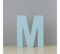 Lettere da parete in legno M - Lettera decorativa da parete per cameretta, cameretta dei bambini, nome e camera da letto delle ragazze
