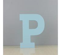 Lettere da parete in legno P - Lettera decorativa da parete per cameretta, cameretta dei bambini, nome e camera da letto delle ragazze