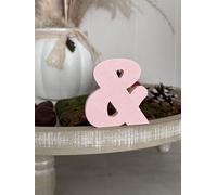 Lettere decorative 3D, lettere singole dalla A-Z, 0-9 e colori assortiti, per scritte personalizzate, nomi e parole; matrimonio, nascita, regali, cameretta dei bambini (rosa, &)