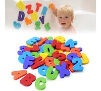 Lettere della Vasca,e Figure del Bagno,Giocattoli Doccia in Spuma,Bambino Bambino Gioco Vasca da bagno,Gioco Vasca da bagno per Bambini,Giocattolo da Bagno,36 lettere e numeri
