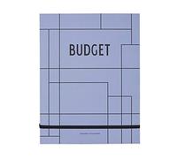 Lettere di design con copertina rigida, agenda per budget e ricevute, ideale per pianificare spese di denaro, Personal Tracker per occasioni ed eventi, 70201009BUDGET_FBA