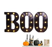 Lettere Di Tendenza - Illumina Boo | Decori Della Festa Di Halloween | 3 Pezzi Di Lettere Di Marquee Per, Cucina, Tavolo Da Interno, Installazione Di Feste Spettrali, Casa Stregata O De