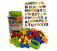 Lettere e Numeri Magnetici Misura Grande 5 cm Giocattoli Educativi Numeri Magnetici Lettere Magnetiche per Bambini 52 Pezzi Ragazzi Adulti Alfabeto Numeri Lettere Simboli Matematici (LETTERE 52PZ)
