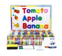 Lettere E Numeri Magnetici - Set Di Magneti Frigorifero Alfabeto Di Colore Brillante, Giocattoli Di Apprendimento Educativo, Kit Di Ortografia E Matematica Minuscole | Forniture Di Classe Interattive