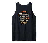 Lettere "Fe que Une, Sangre que Abraza, Patria que LLama" Canotta
