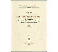 Lettere filosofiche. In Appendice dissertazioni epistolari sopra le bugie e circa l'anima delle bestie