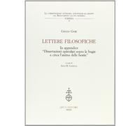 Lettere filosofiche. In Appendice dissertazioni epistolari sopra le bugie e circa l'anima delle bestie