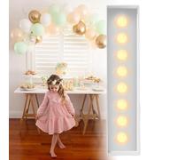 Lettere Grandi Illuminate Da 70 Cm LED Marquee Alfabeto Lettere E Numeri Decorazioni For Insegne Luminose Mosaico Lettere Grandi Cornice For Palloncini For Decorazioni ( Color : Letter I , Size : 70cm
