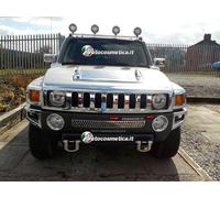 lettere in acciaio cromo paraurti anteriore Per Hummer H3 2003-2012 6 pezzi