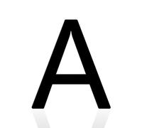 Lettere in metallo da 7,6 cm, numeri di cassetta postale in acciaio inox nero, perfetti per targhe di indirizzi di casa, cartelli per porte, etichette per ufficio, progetti fai da te personalizzati