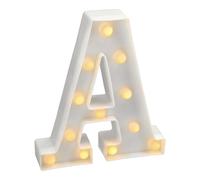 Lettere LED Numeri Luminosi Figura a Cuore 22cm con Luce Calda per Decorazione e