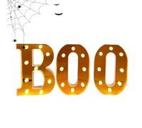 Lettere Luminose a Led,Decorazioni Halloween Luci per Interni - Insegna LED Impermeabile per Decorazione Stanza Feste Cucina Camera da Letto Casa Halloween