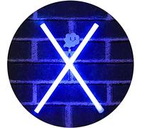 Lettere Luminose Lnsegne Al Neon, Luce Notturna Al Neon a LED, E Commerciale Blu Marquee Lettere Luci Decorazione Da Parete Per Natale Ffesta Di Compleanno Bar San Valentino Parole-lettera Blu (X)