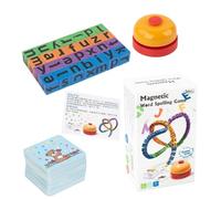 Lettere magnetiche Alfabeto Apprendimento Giocoso E Interattivo Parole | Blocchi alfabeto apprendimento delle parole Idea Regalo Compleanno Festa Casa Scuola Scuola Materna