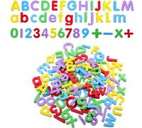 Lettere Magnetiche e Numeri,108 Pz Eva Lettere Magnetiche Numeri Alfabeto per Bambini Simboli Matematici A-Z Alfabeto Magneti del Frigorifero Giocattolo Educativo per L'apprendimento Prescolare